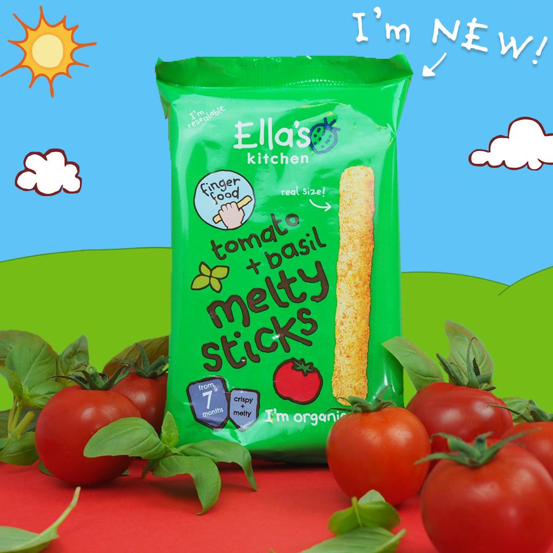 Ella’s Kitchen Tomato and Basil Melty Sticks (7m+) 16g