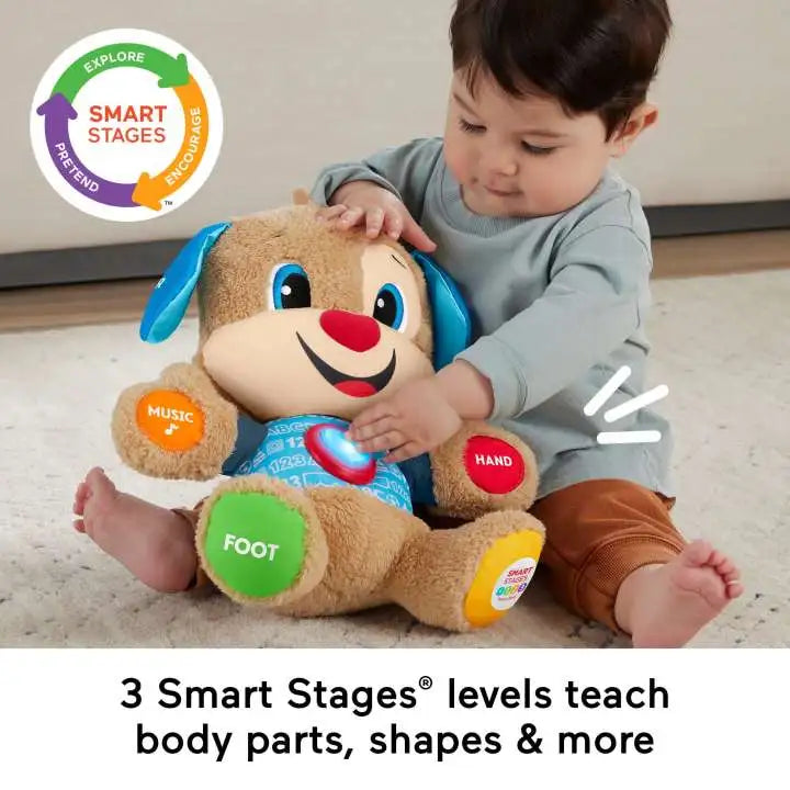 Fisher-Price HVY77 Laugh & Learn Smart Stages Puppy Plush (6-36m)