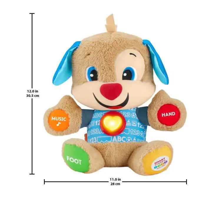 Fisher-Price HVY77 Laugh & Learn Smart Stages Puppy Plush (6-36m)