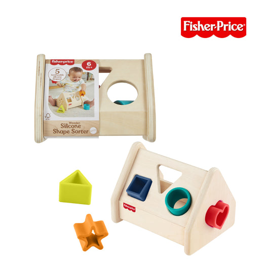 Fisher Price JCY41 Wood Silicone Shape Sorter