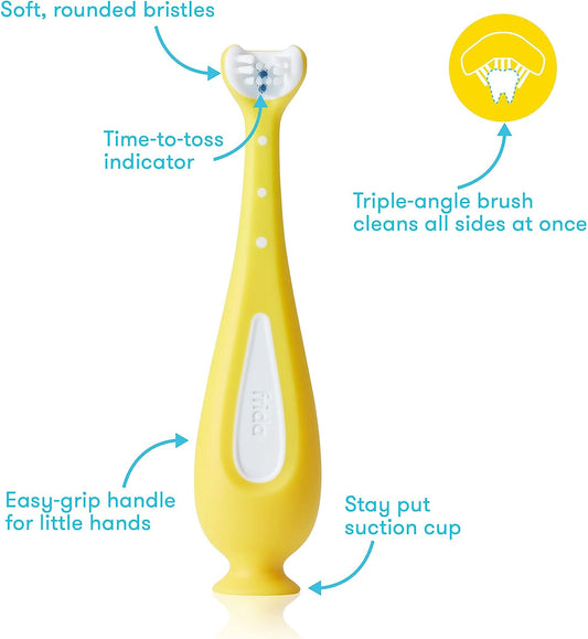 FridaBaby Training Toothbrush For Toddlers (18m+)