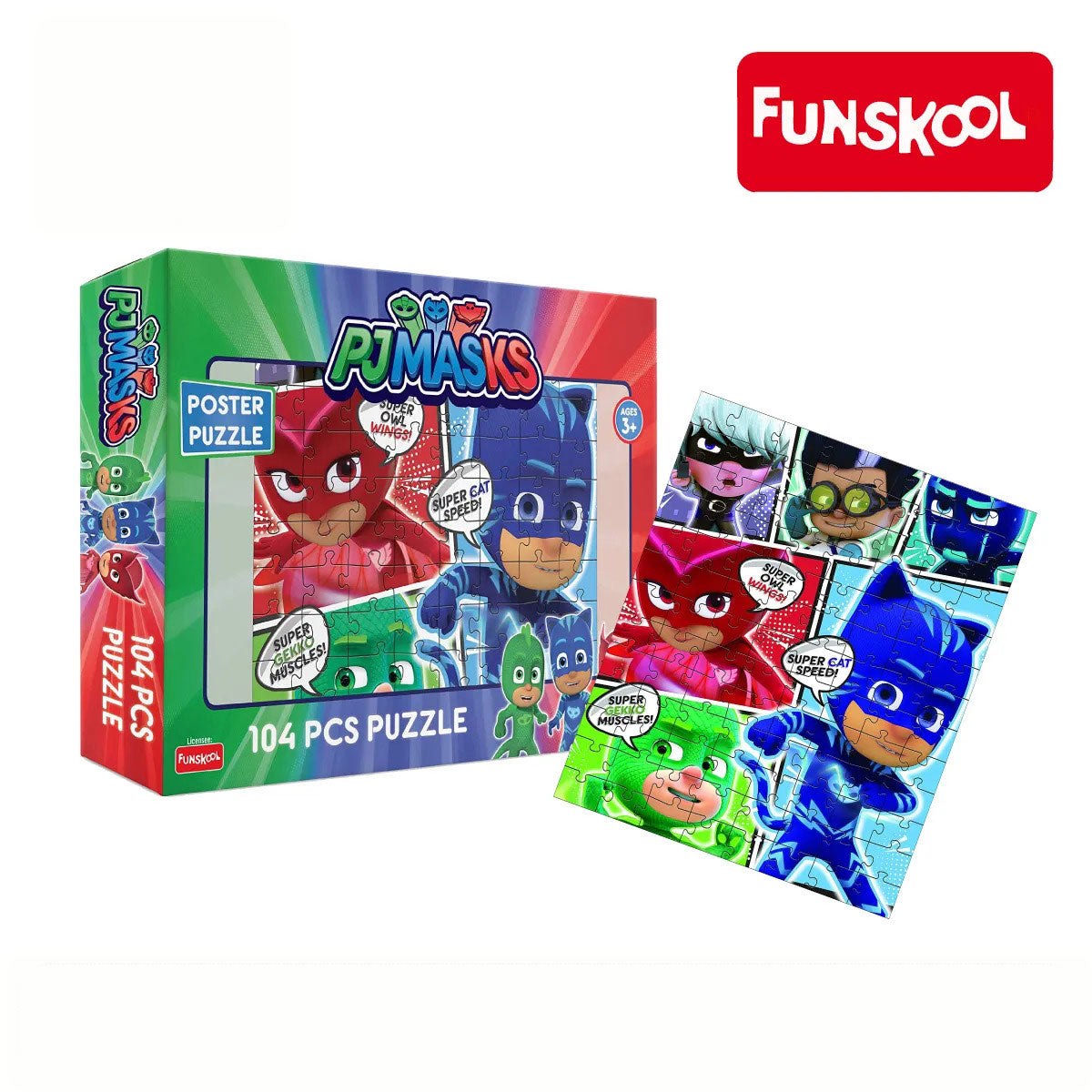 Funskool PJ Mask Poster Puzzle (3Y+)