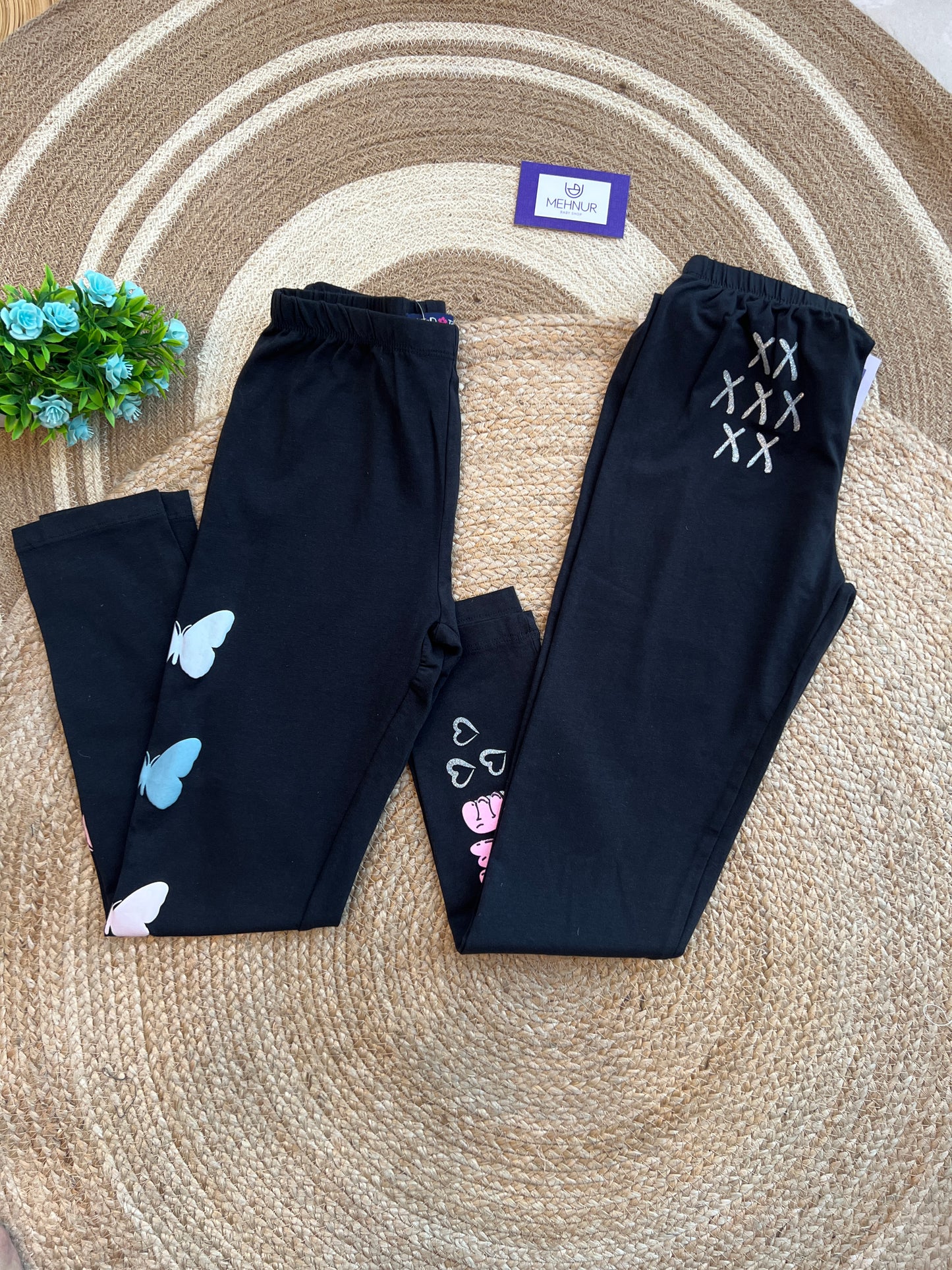 Girl Baby Everyday Wear Leggings-COMBO 11-12Y