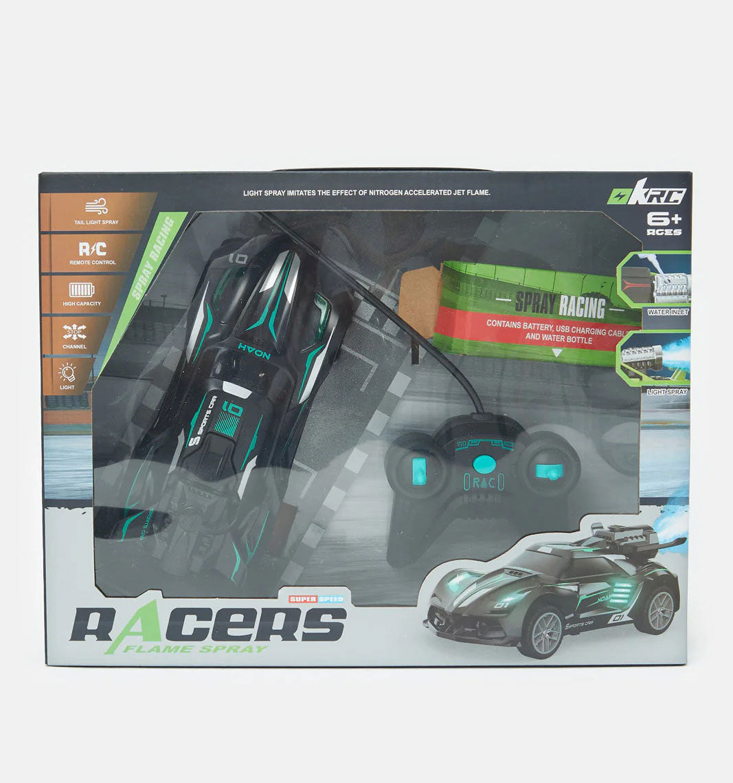 Racers Flame Spray Remote Control (KM663-3) 6+Years
