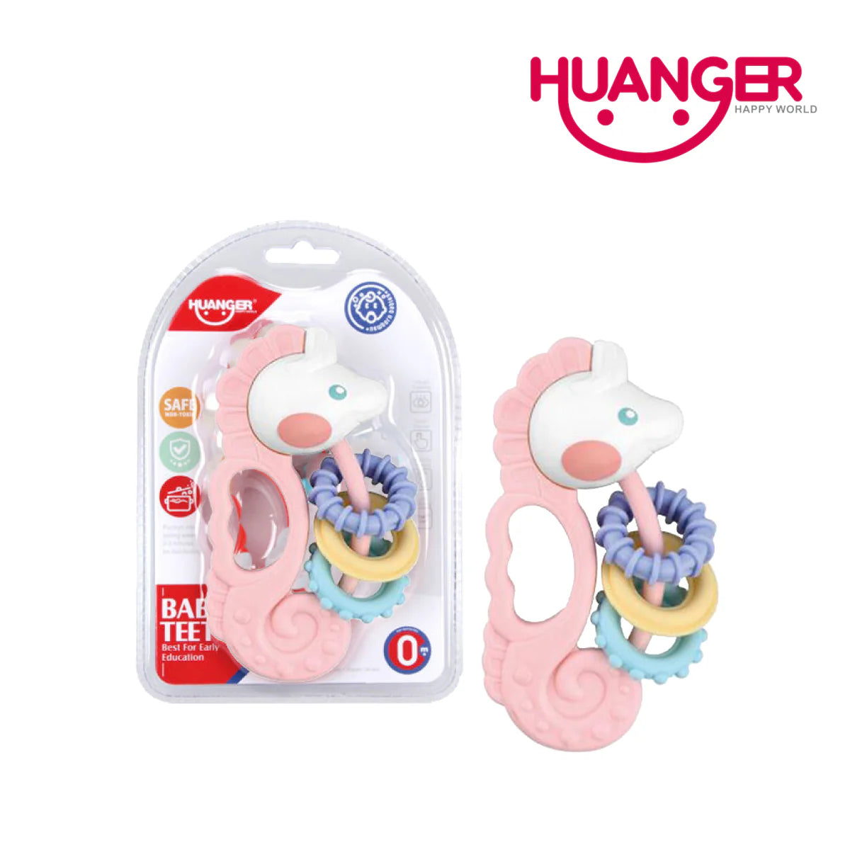 Huanger HE0136 Baby Teether Rattle Toys (0m+)