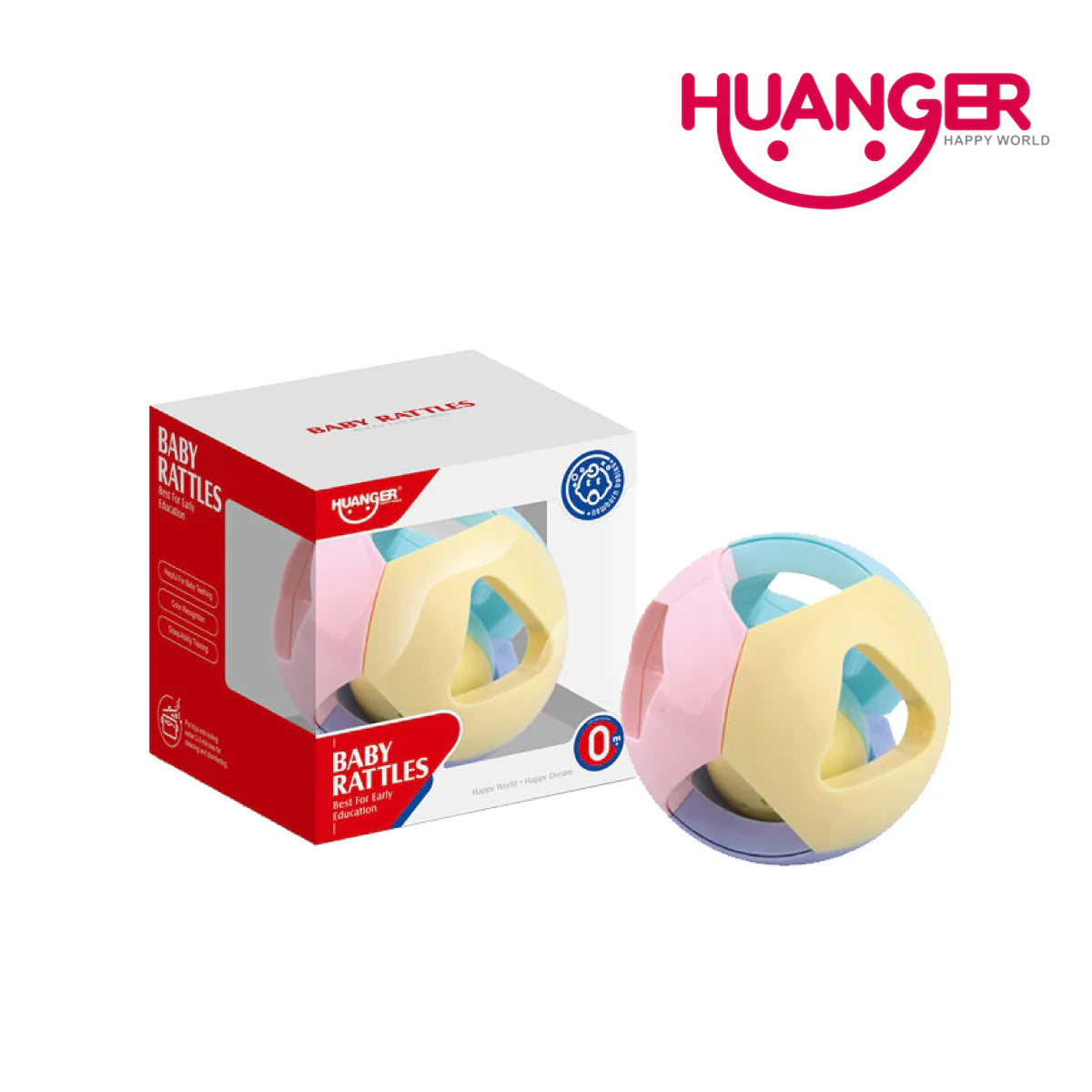 Huanger HE0153 Baby Rattle Ball Toy (6m+)