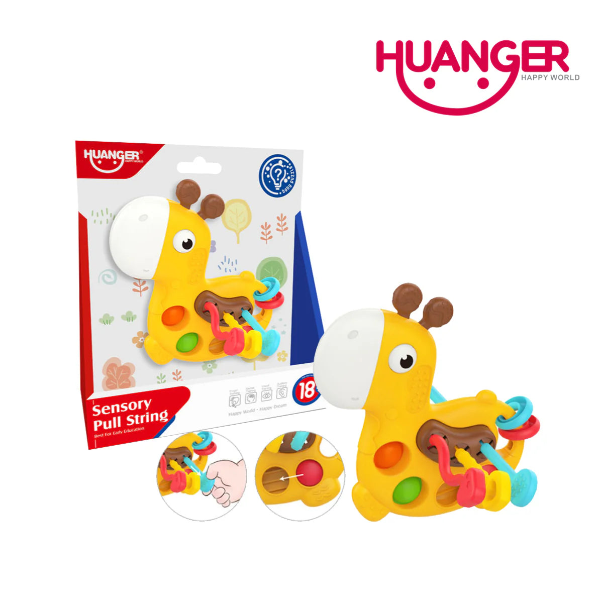 Huanger HE0196 Sensory Pull String (18m+)