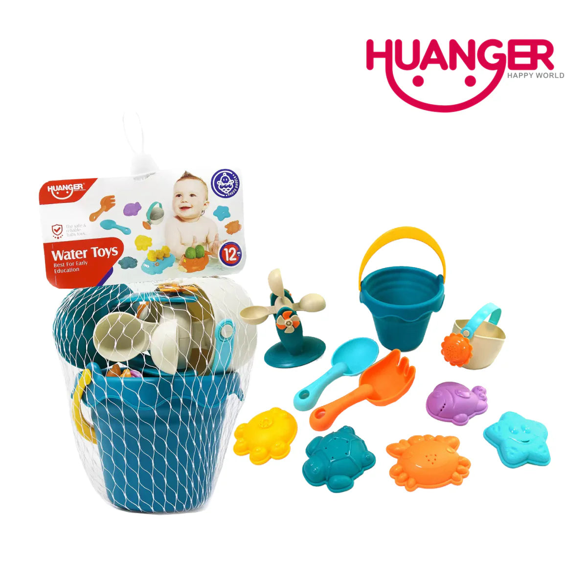 Huanger HE0215 Multicolor Baby Beach Sand Play Set (12m+)