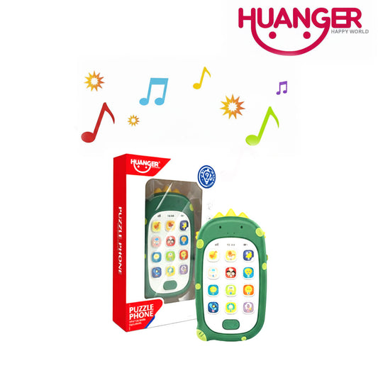 Huanger HE0536 Interactive Baby Puzzle Phone (18m+)- Green