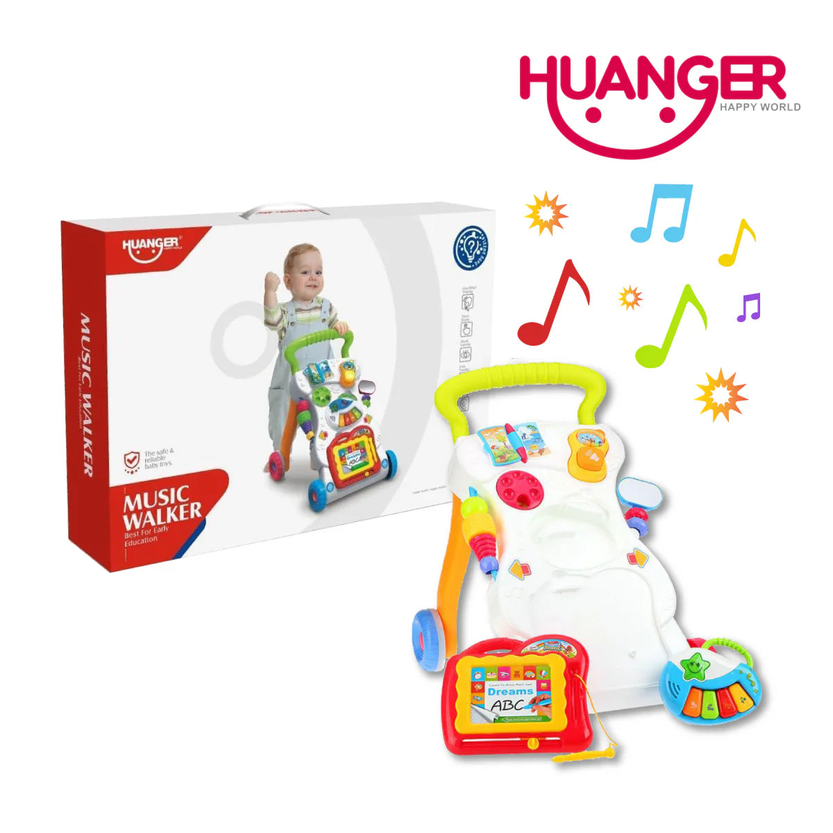 Huanger HE0801 Baby Walker Push & Activity Toy (0m+)