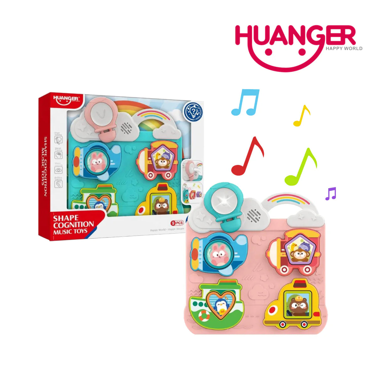 Huanger HE8088 Musical Transport Rattle Playhouse (18m+)