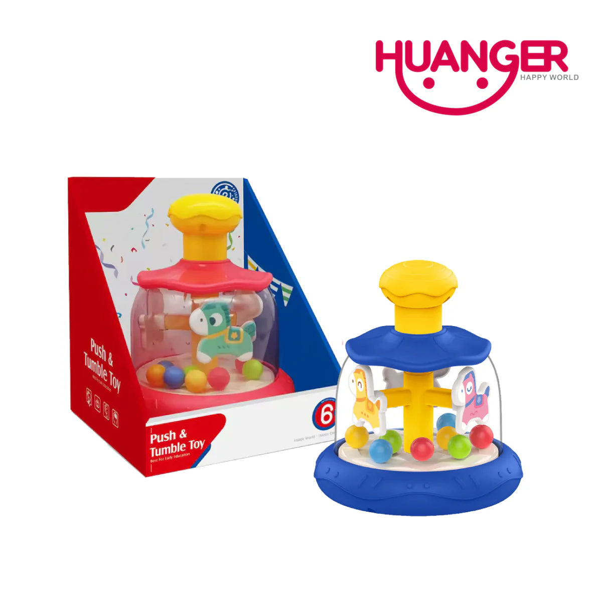 Huanger HE8090 Push and Turnble Toy (6m+)