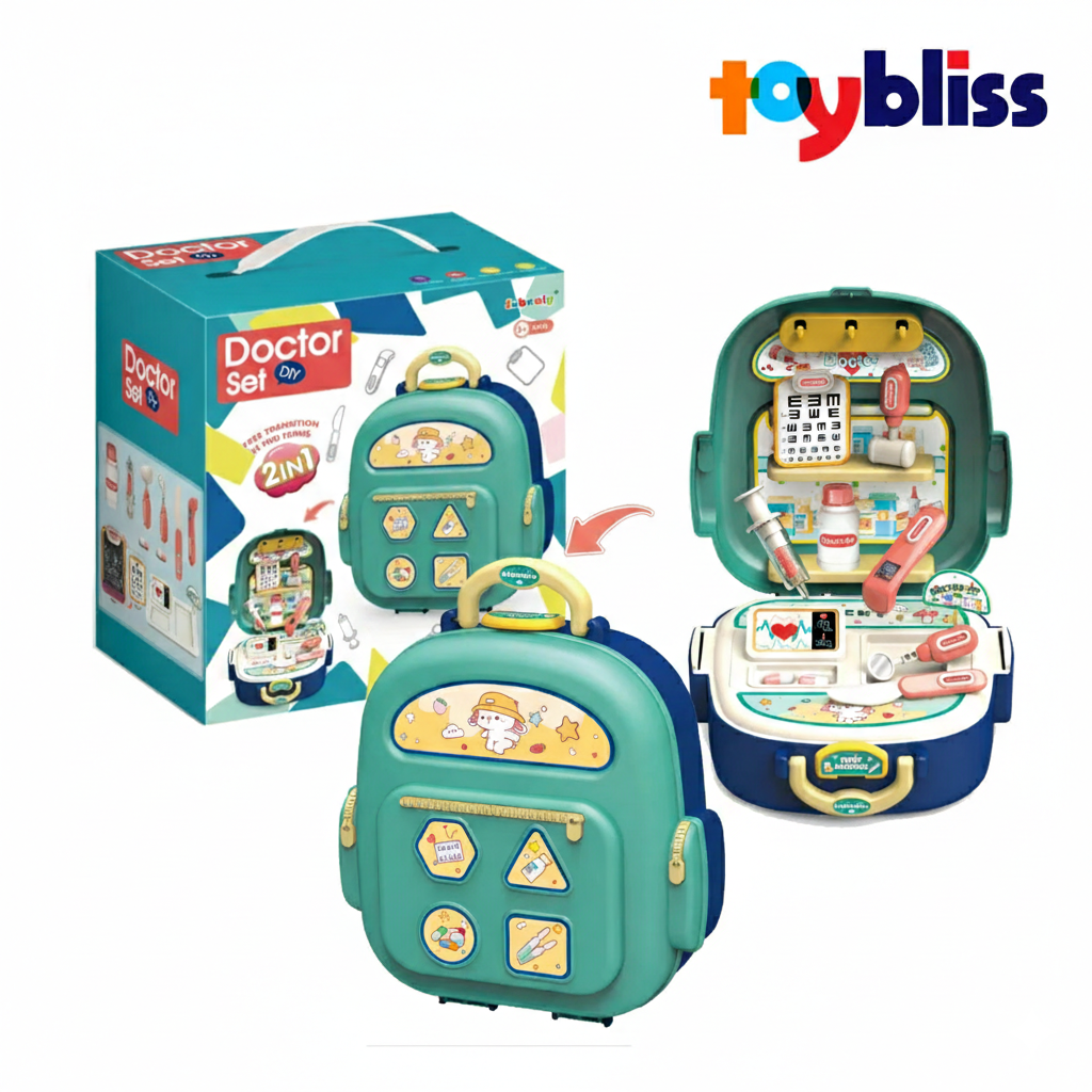 Inbealy 2 in 1 Doctor Set Bag Pack (2501-2) 3Y+