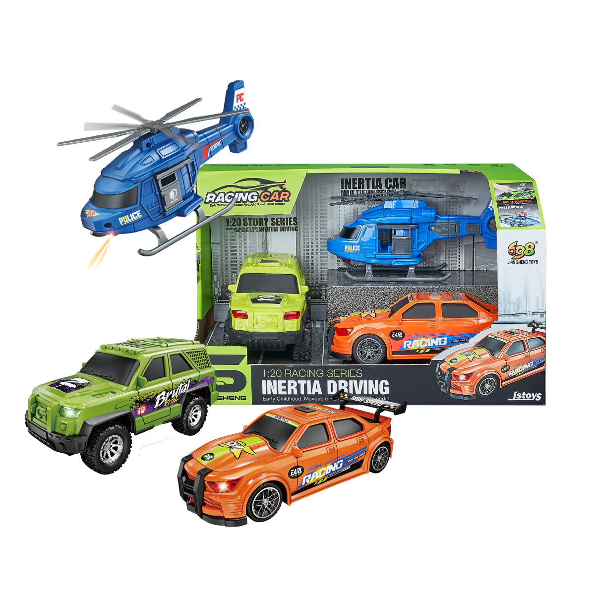 JIANSHENG 1:20 Racing Series 3pcs Set (JS200K) 3+Years