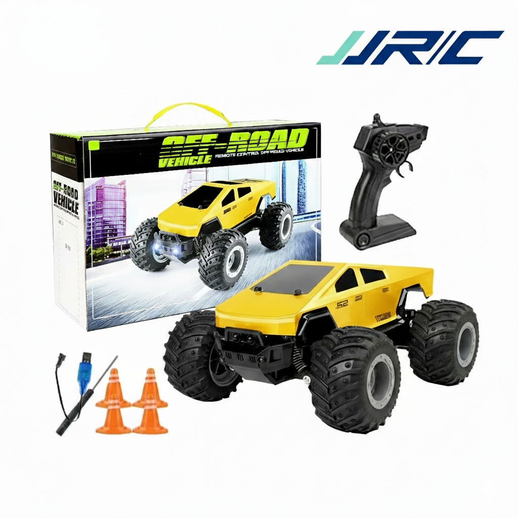 JJRC GB1081 2.4 GHz 4WD All Terrain RC Cyber Monster Truck with Headlights 8y+