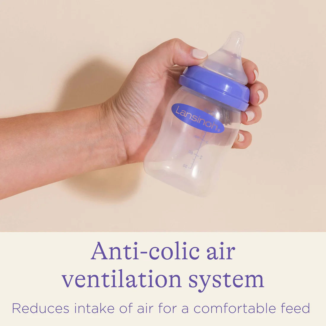 Lansinoh Natural Wave Teat Slow Flow (1m+)- 2pcs