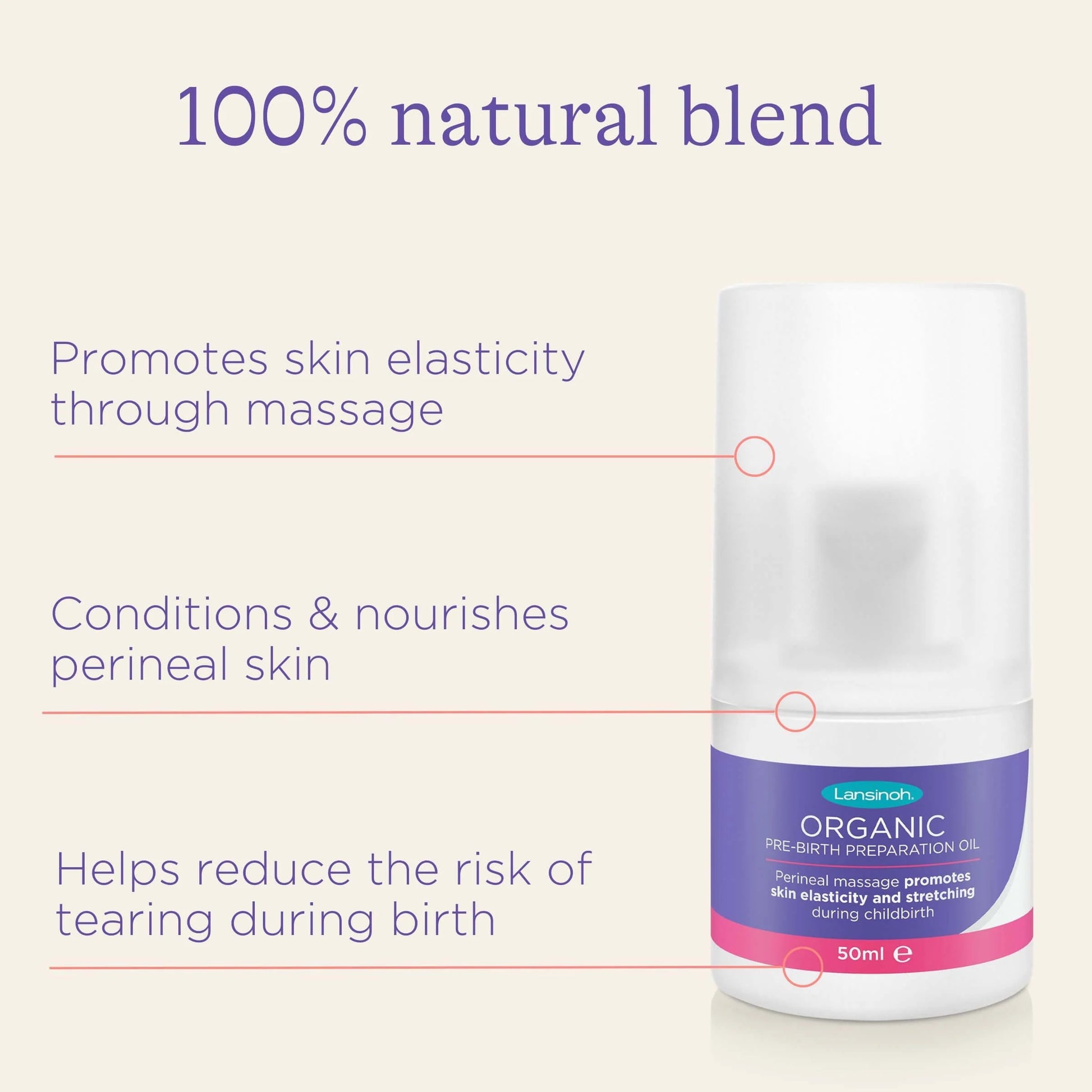 Lansinoh Organic Pre-Birth Preparation Oil- 50ml