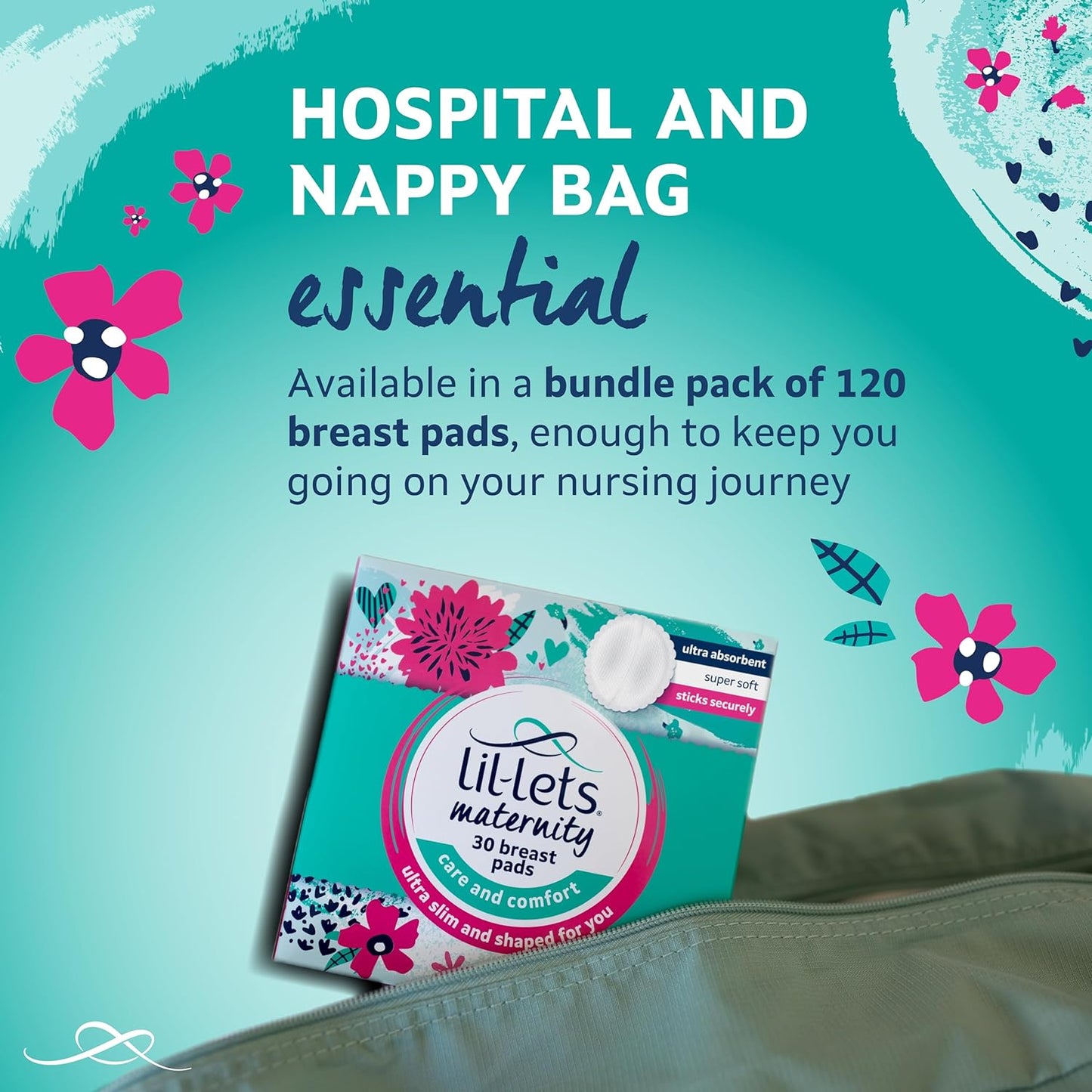 Lil-Lets Maternity 30 Breast Pads