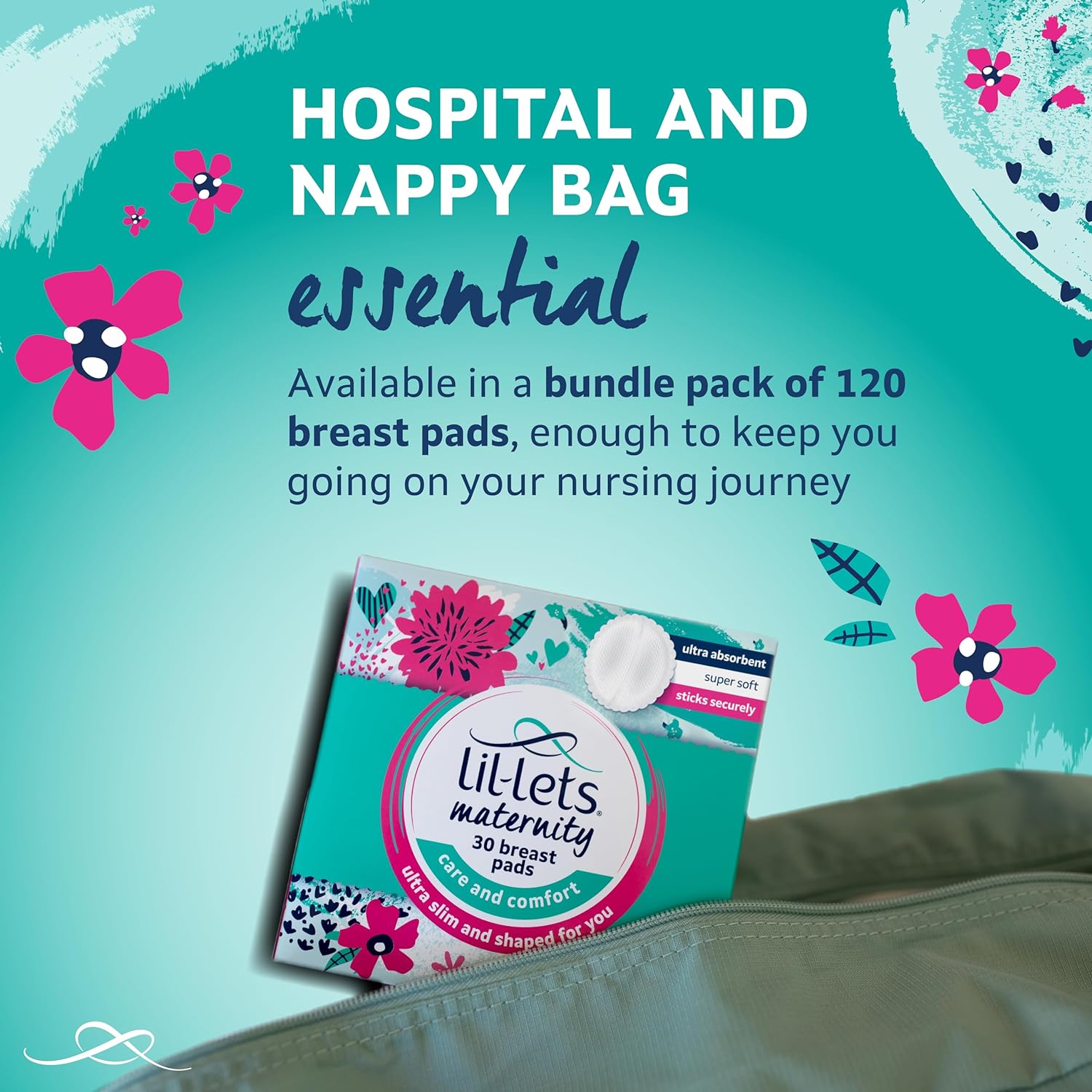 Lil-Lets Maternity 30 Breast Pads