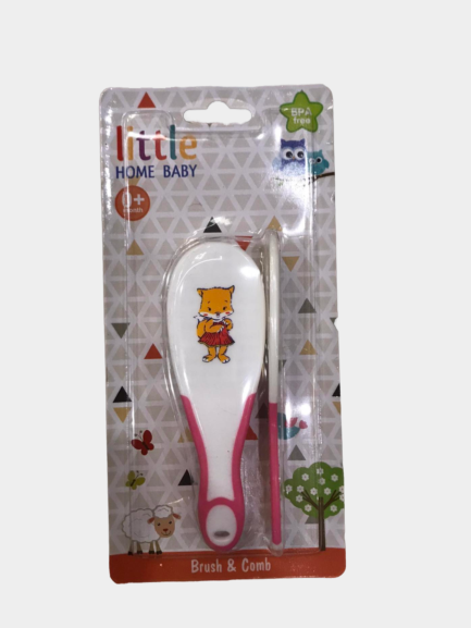 Little Home Baby Hair Brush & Comb Set