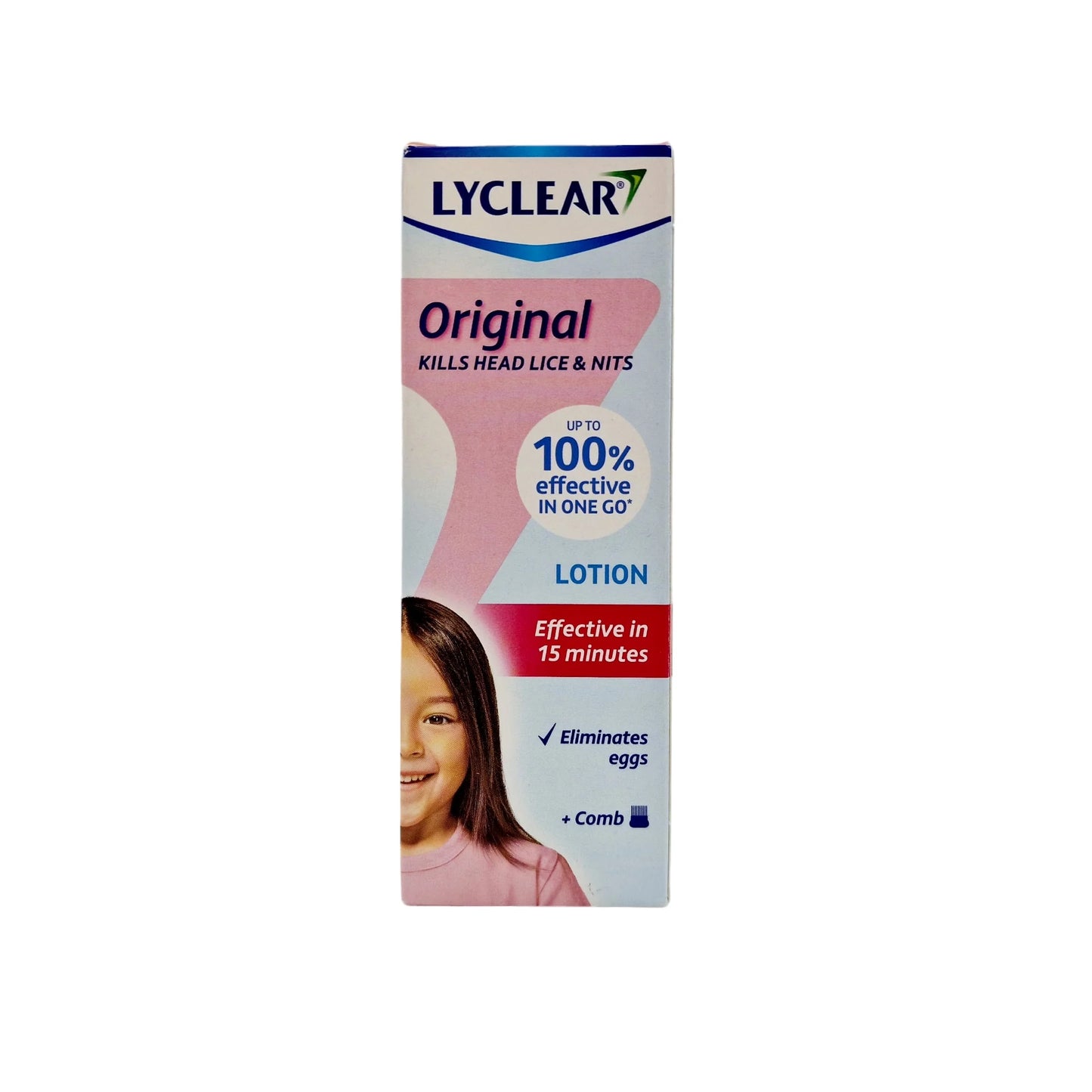 Lyclear Original Kills Head Lice & Nits Lotion with Comb 100ml