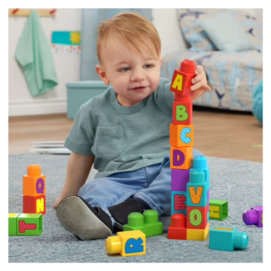 MEGA Bloks HRR60 Fisher-Price ABC Building Bag (30 Pieces) 1y+