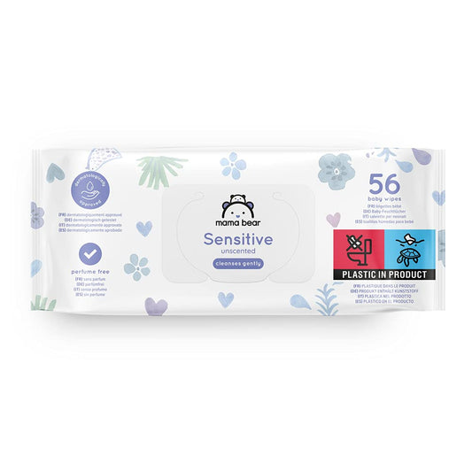 Mama Bear Sensitive Baby Wipes 56 Pcs