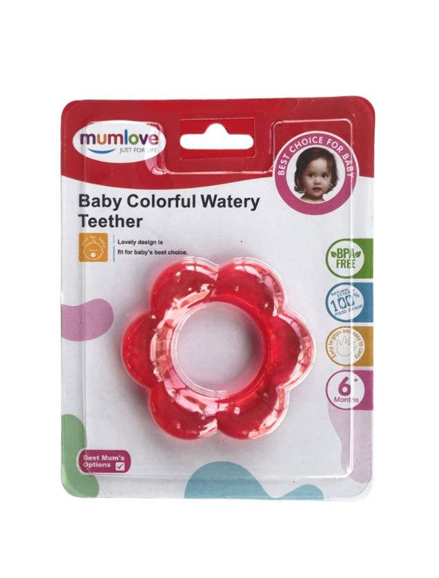 Mumlove Baby Colorful Watery Teether (6m+)- Flower