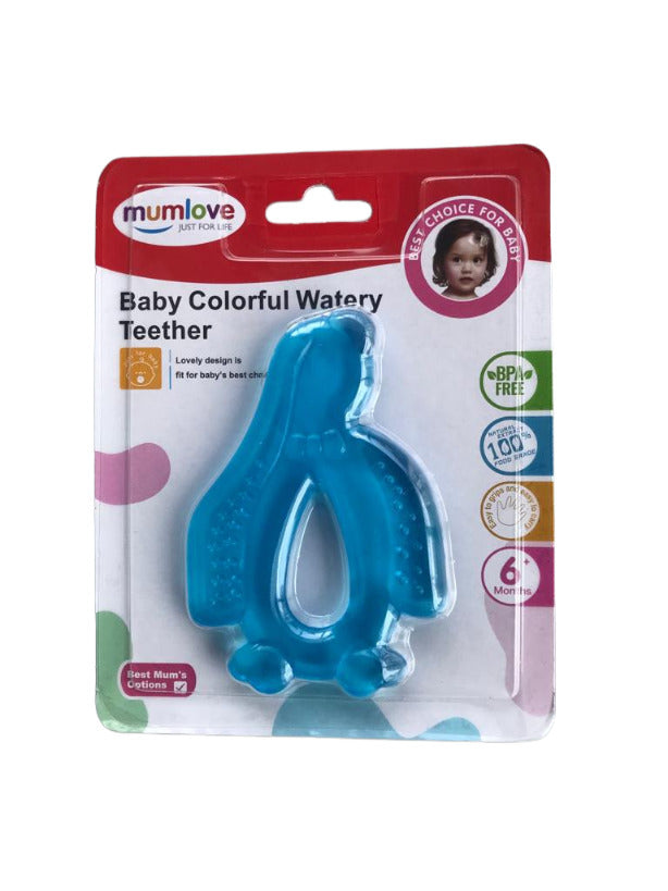 Mumlove Baby Colorful Watery Teether (6m+)- Penguin