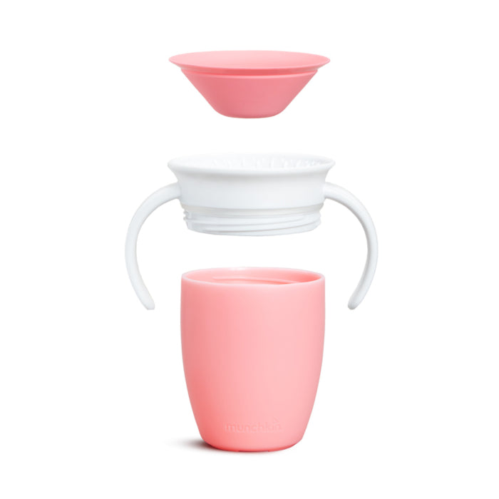 Munchkin Miracle 360° Trainer Cup (6m+)- Light Pink 207ml