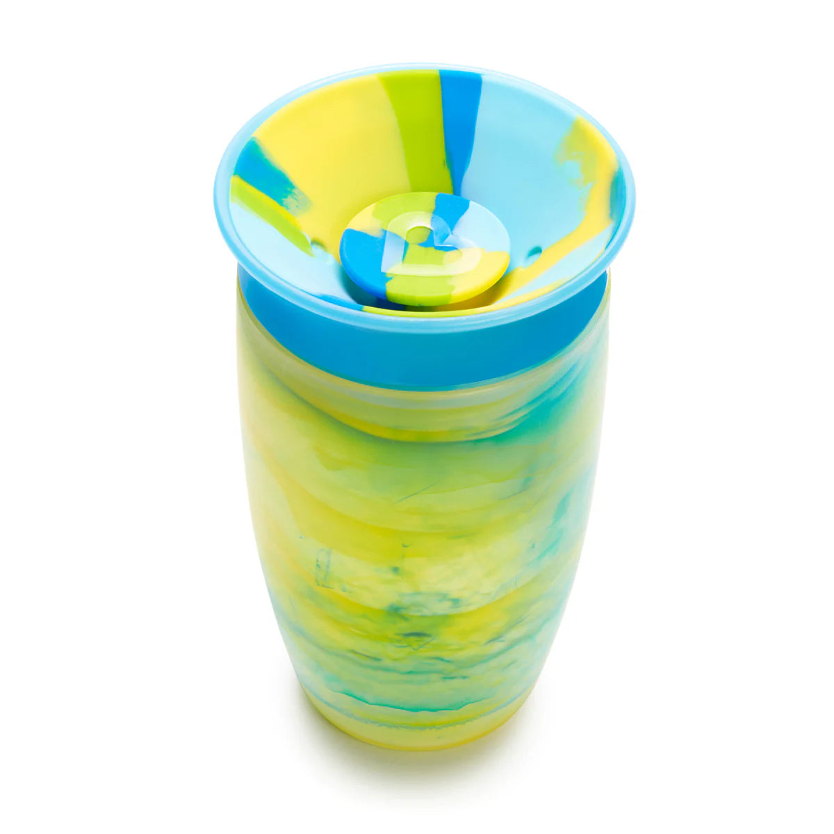 Munchkin Miracle 360° Tropical Swirl Sippy Cup (12m+) 296ml- Blue