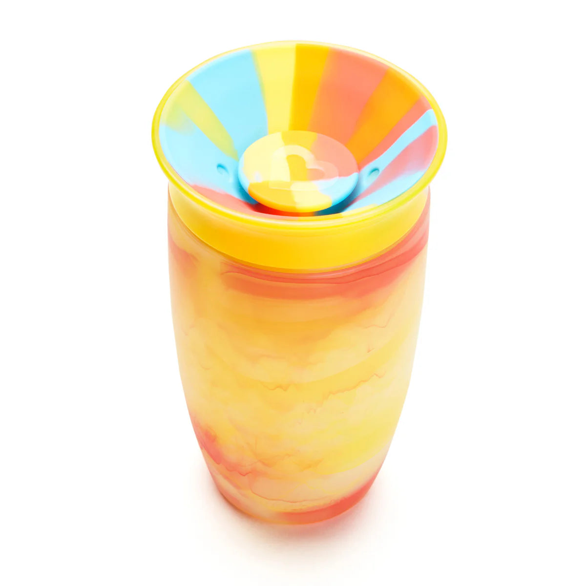 Munchkin Miracle 360° Tropical Swirl Sippy Cup (12m+) 296ml- Yellow