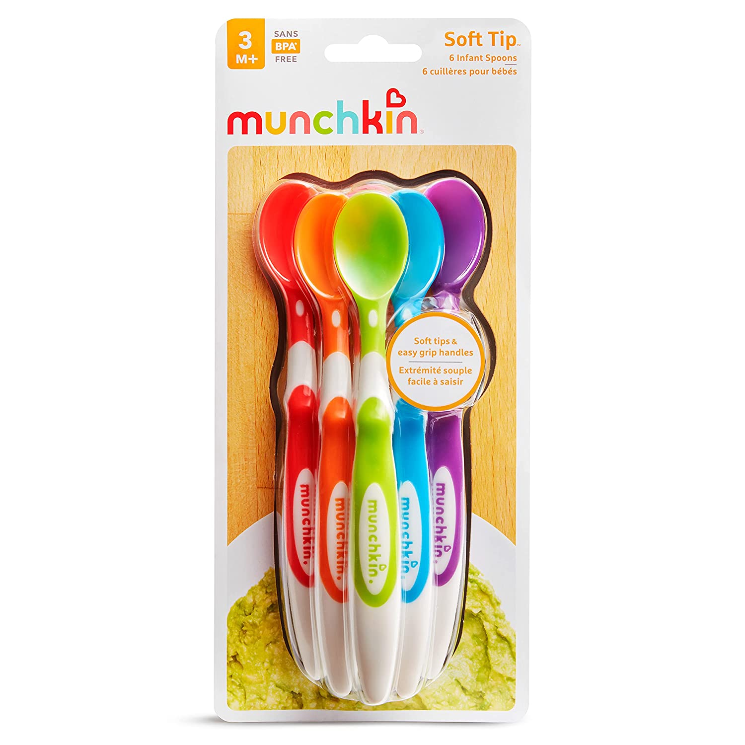 Munchkin Soft Tip Infant Spoons (3m+)- 6 Pcs