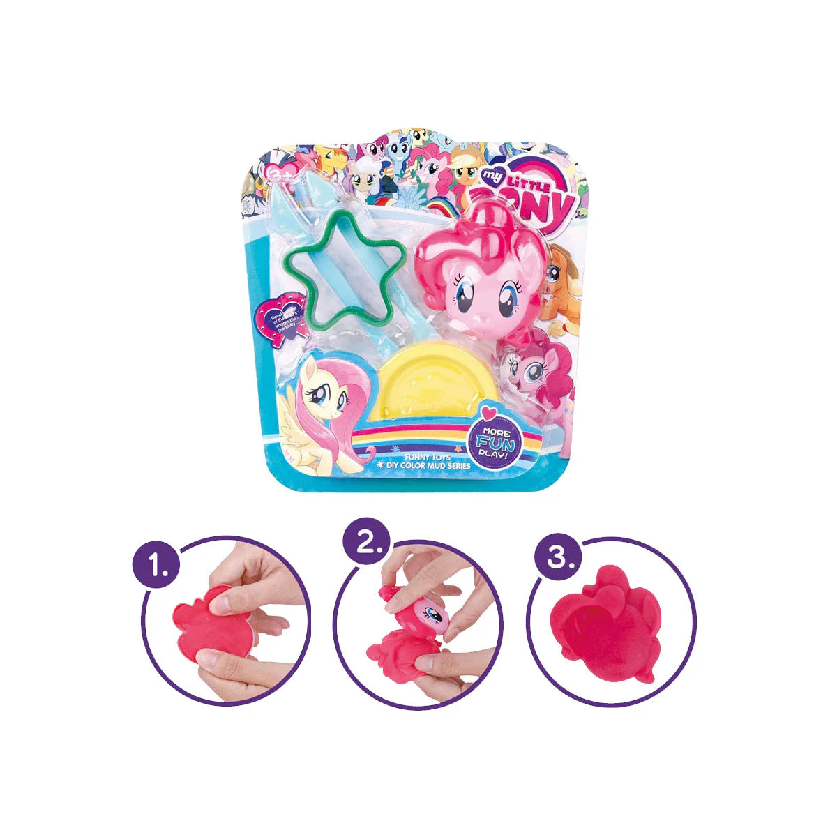 My Little Pony DIY Color Mud Series (58-1) 3Y+
