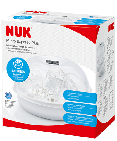 NUK Micro Express Plus Microwave Steam Steriliser