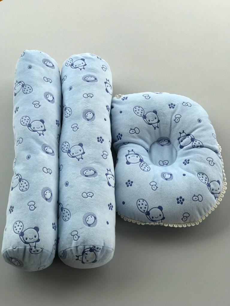 Newborn Baby 3 Pcs Pillow Set