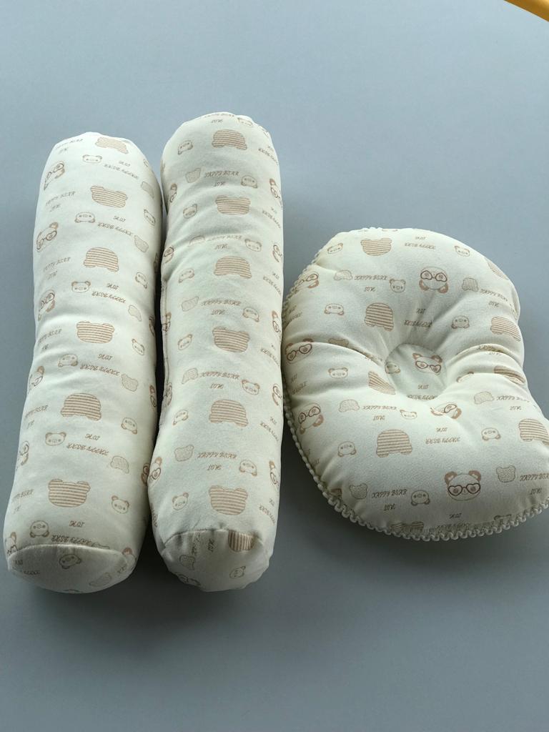 Newborn Baby 3 Pcs Pillow Set