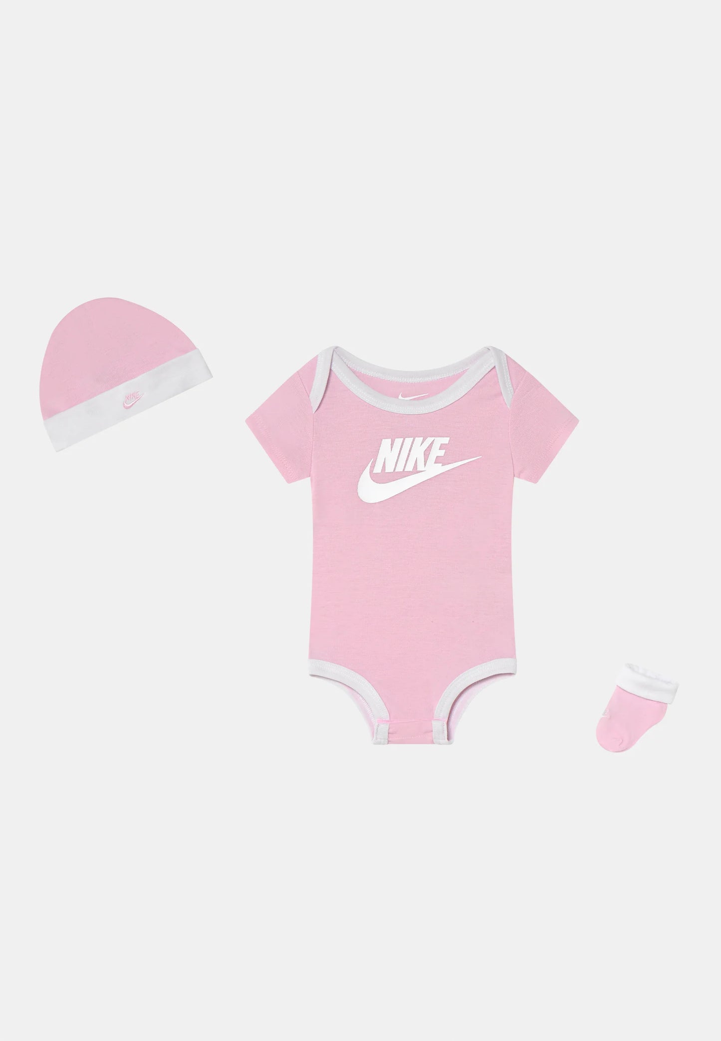 Nike 3-Piece Box Set- Bodysuit, Hat & Booties (6-12 months)