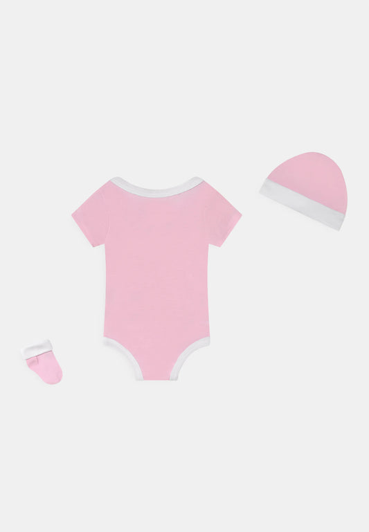 Nike 3-Piece Box Set- Bodysuit, Hat & Booties (6-12 months)