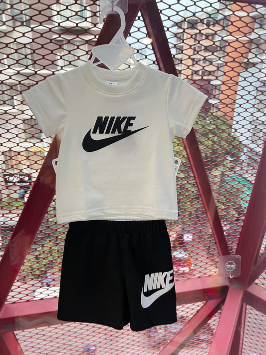 Nike (Thai) T-Shirt & Pant Set- White
