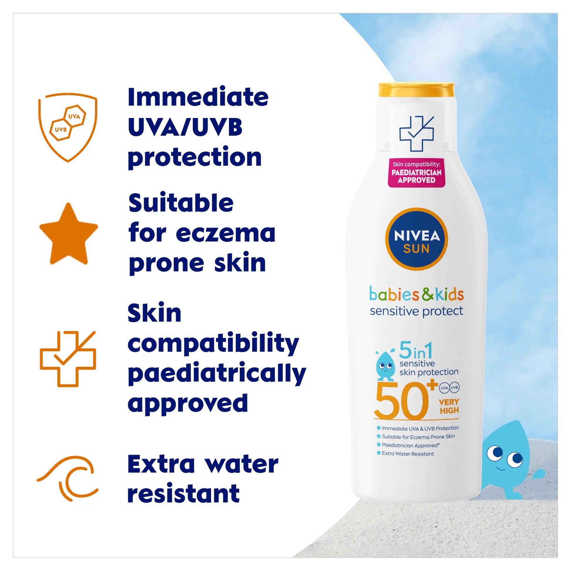 Nivea Sun Babies & Kids Sensitive Protect Lotion 200ml