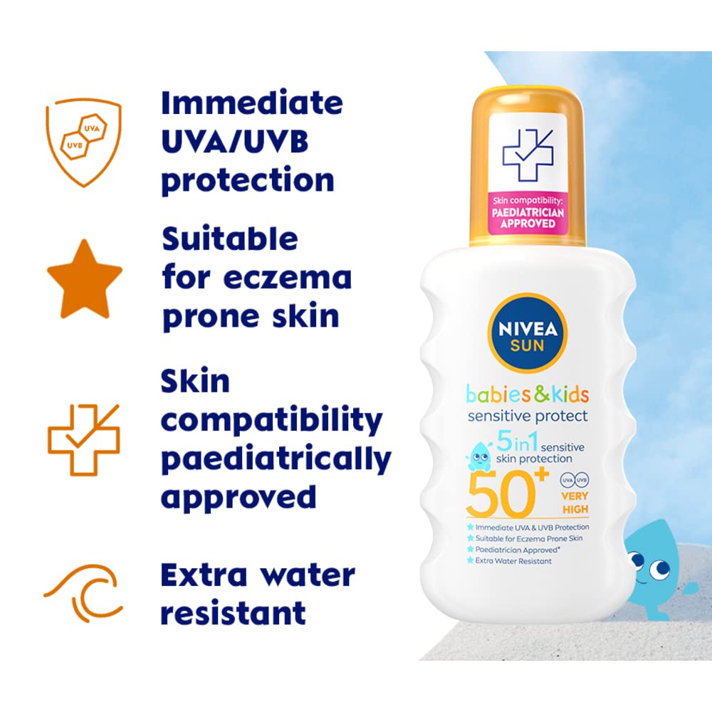Nivea Sun Babies & Kids Sensitive Protect Spray 200ml
