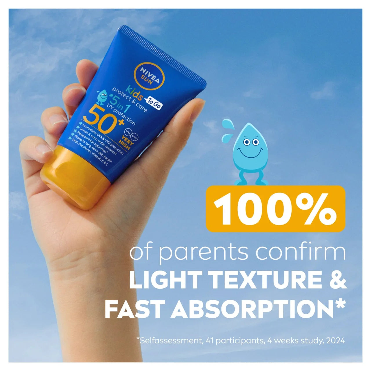 Nivea Sun Kids To Go Protect & Care 5-in-1 Skin Protection SPF50+ (50ml)