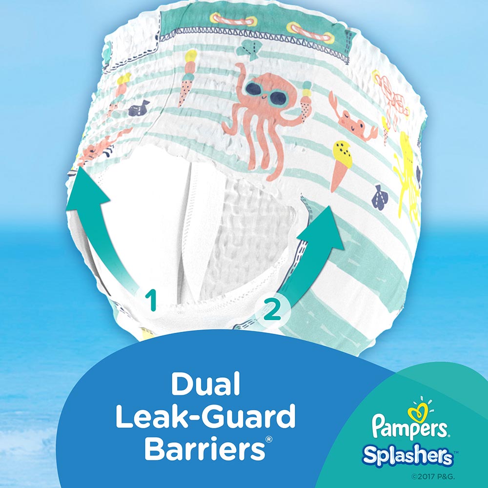 Pampers Splashers Swim Pants Size 5-6 (14kg+) 10pcs