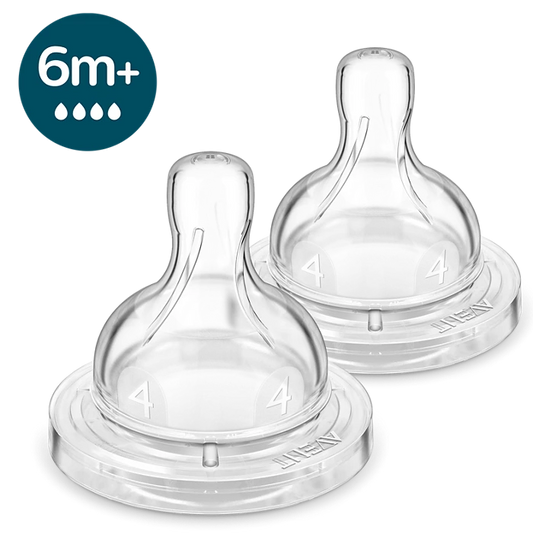 Philips Avent Anti-Colic Level 4 Teats 2Pcs (6m+)