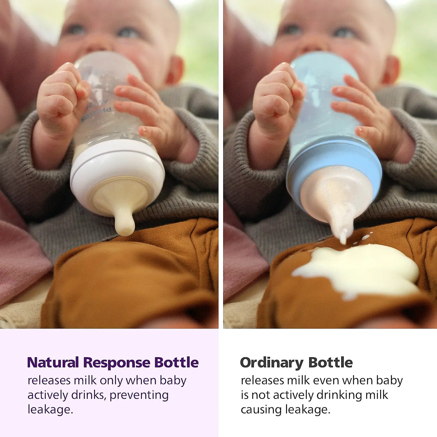Philips Avent Natural Response Baby Feeding Bottle 260ml (1m+) 1 pc