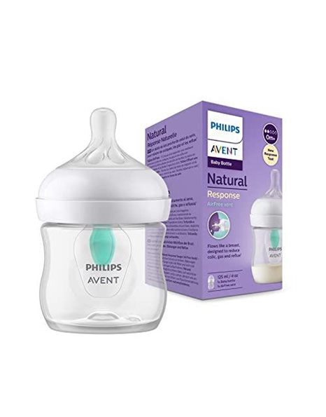 Philips Avent Natural Response Feeding Bottles 125ml (0m+)