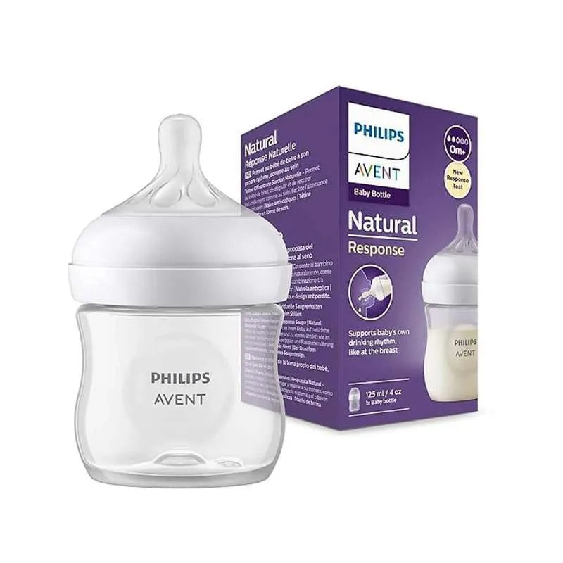Philips Avent Natural Response Feeding Bottles 125ml (0m+)