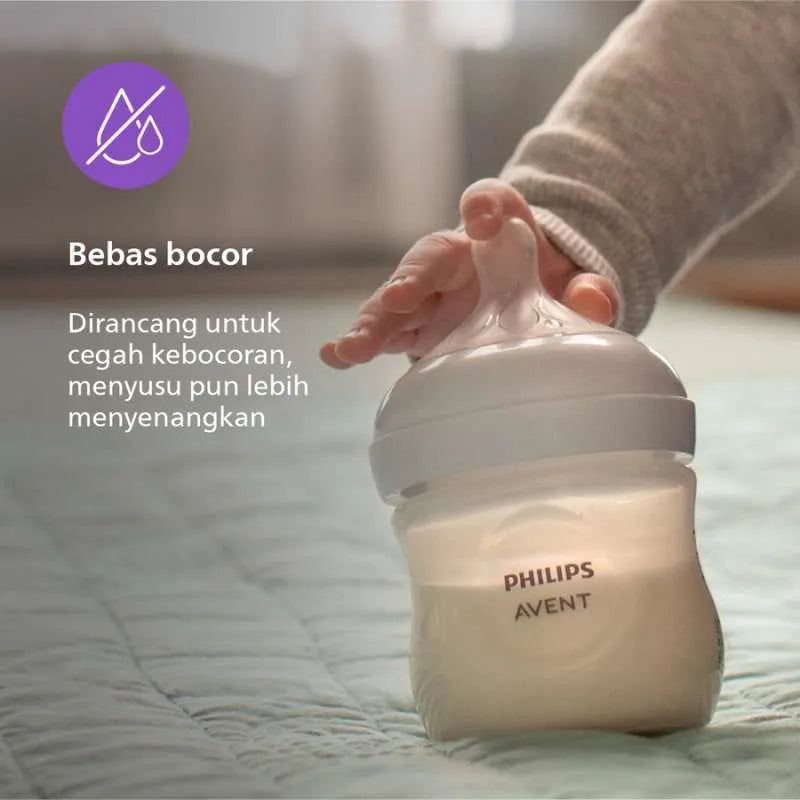 Philips Avent Natural Response Feeding Bottles 125ml (0m+)