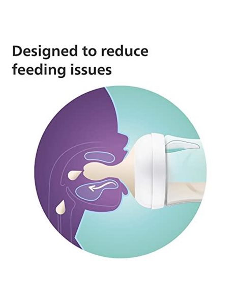 Philips Avent Natural Response Feeding Bottles 125ml (0m+)